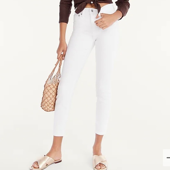 J. Crew Denim - Jcrew 9" Toothpick Jean White New With Tags Size 29 and 31 Available